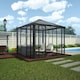 image 3 of Gazebo Ledro 4300 Closed - Polycarbonate - Acrylic - L430 x W295.5 x H274.5 cm - Grey
