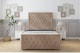 image 1 of Sloomy Monroe Mink Naples Bed Frame With Mattress With 50" Upholstered Headboard 6' Super King