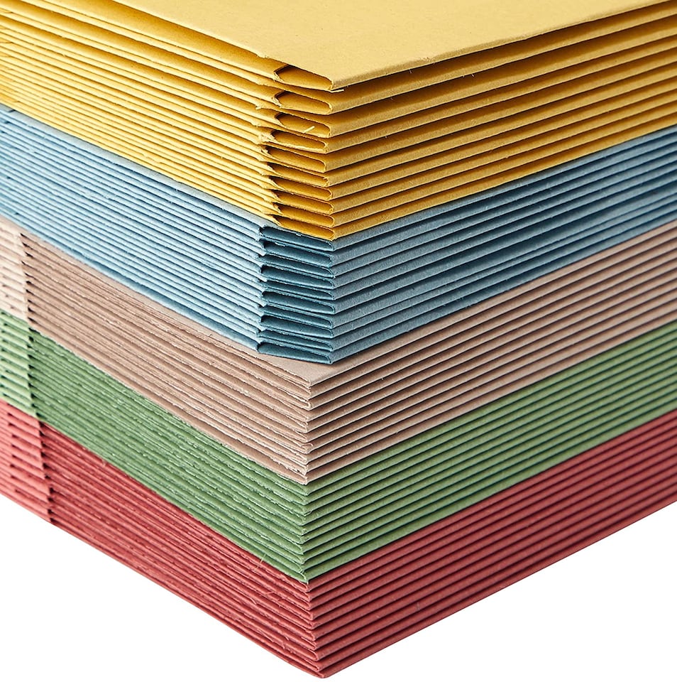 image 1 of Pack of 50 Foolscap Assorted Document Wallets