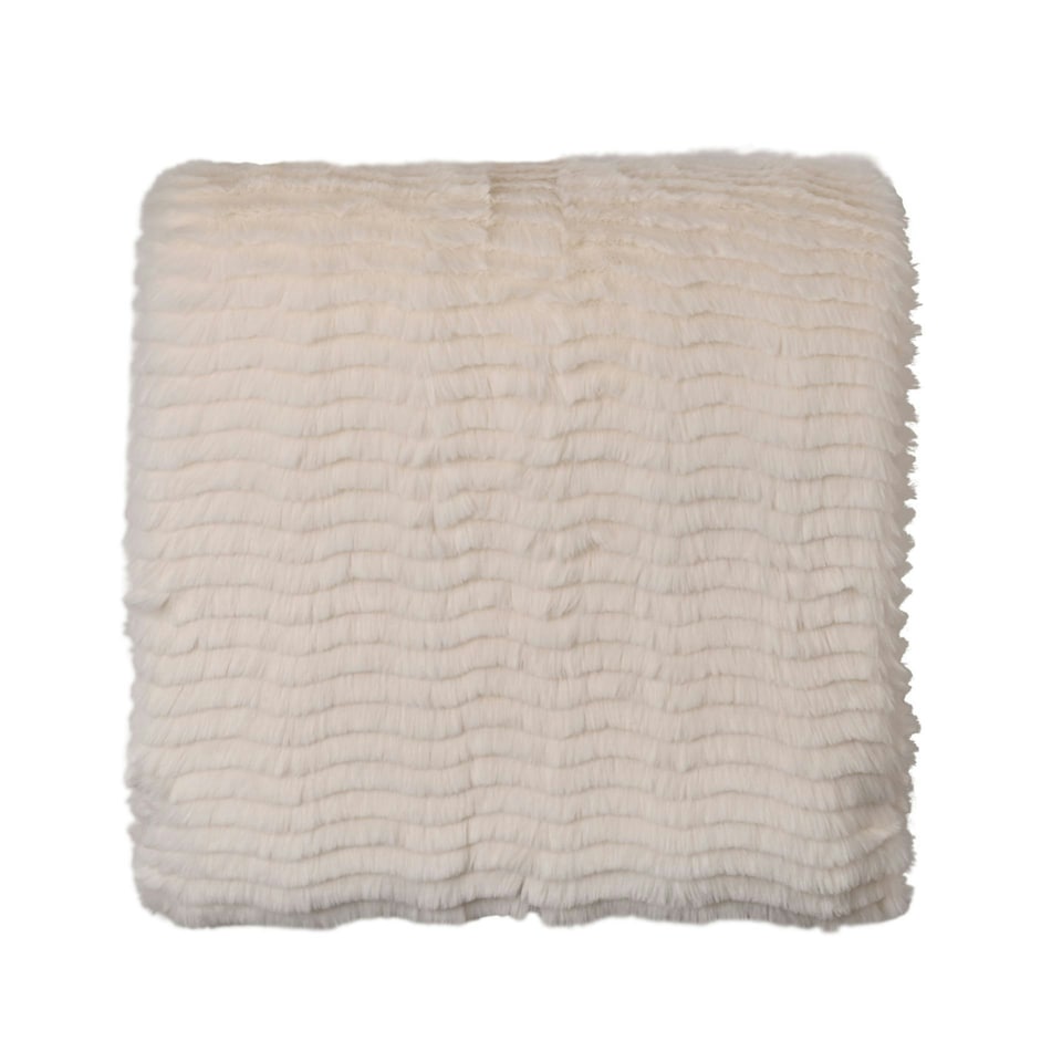 image 1 of Hestia Ivory Ripple Throw