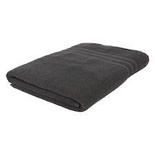 Nicola Spring Cotton Bath Sheet - 160cm x 90cm - Charcoal