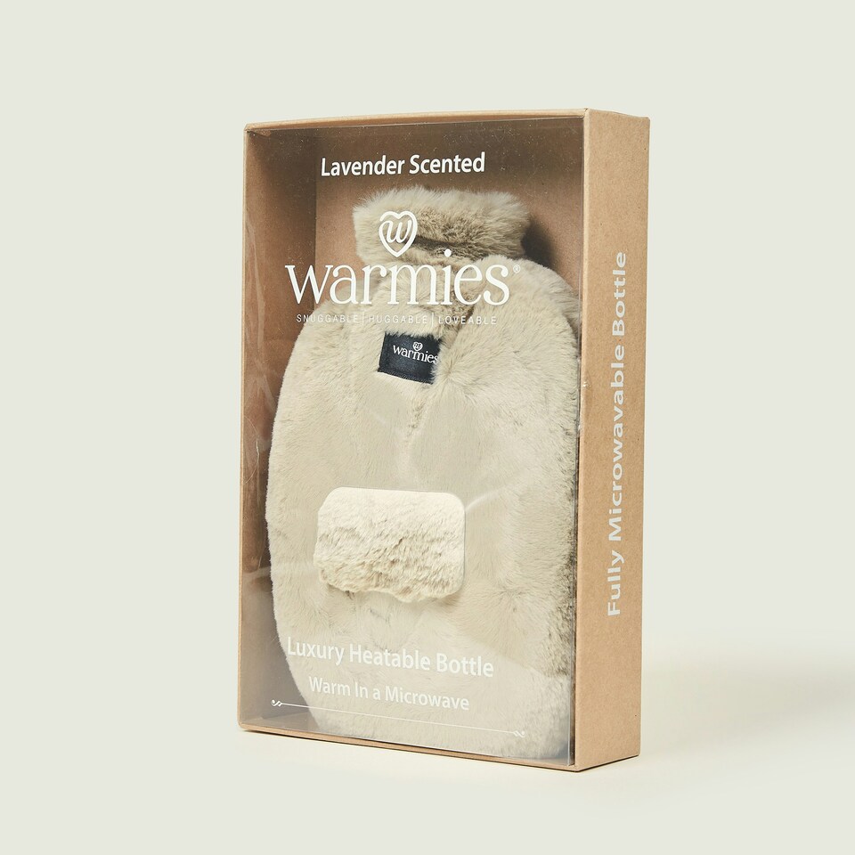 image 1 of Warmies Microwavable Bottle Latte Colour One Size