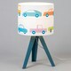 image 3 of BHS Glow Kid's LED Traffic Tripod Table Lamp, Blue Blue | Blue