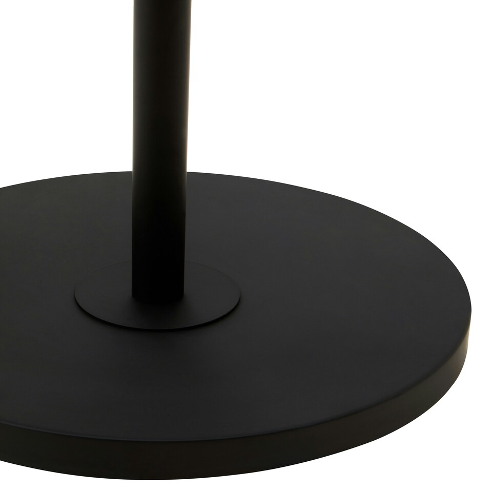 image 1 of Interiors by Premier Clear Crystal Floor Lamp with Black Metal Frame, Elegant Transitional Floor Lamp with Crystal Beads Black