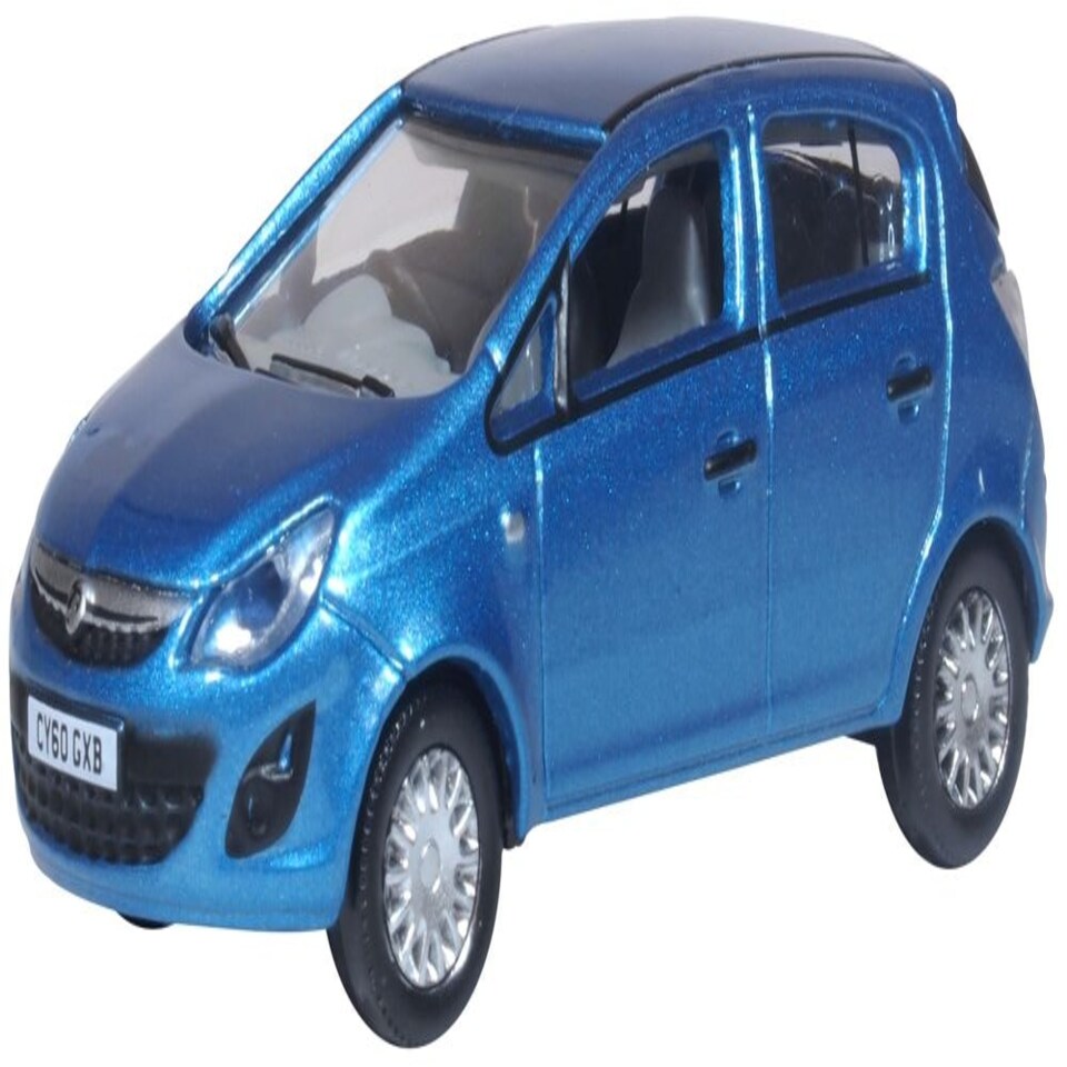 Oxford Diecast Vauxhall Corsa Oriental Blue