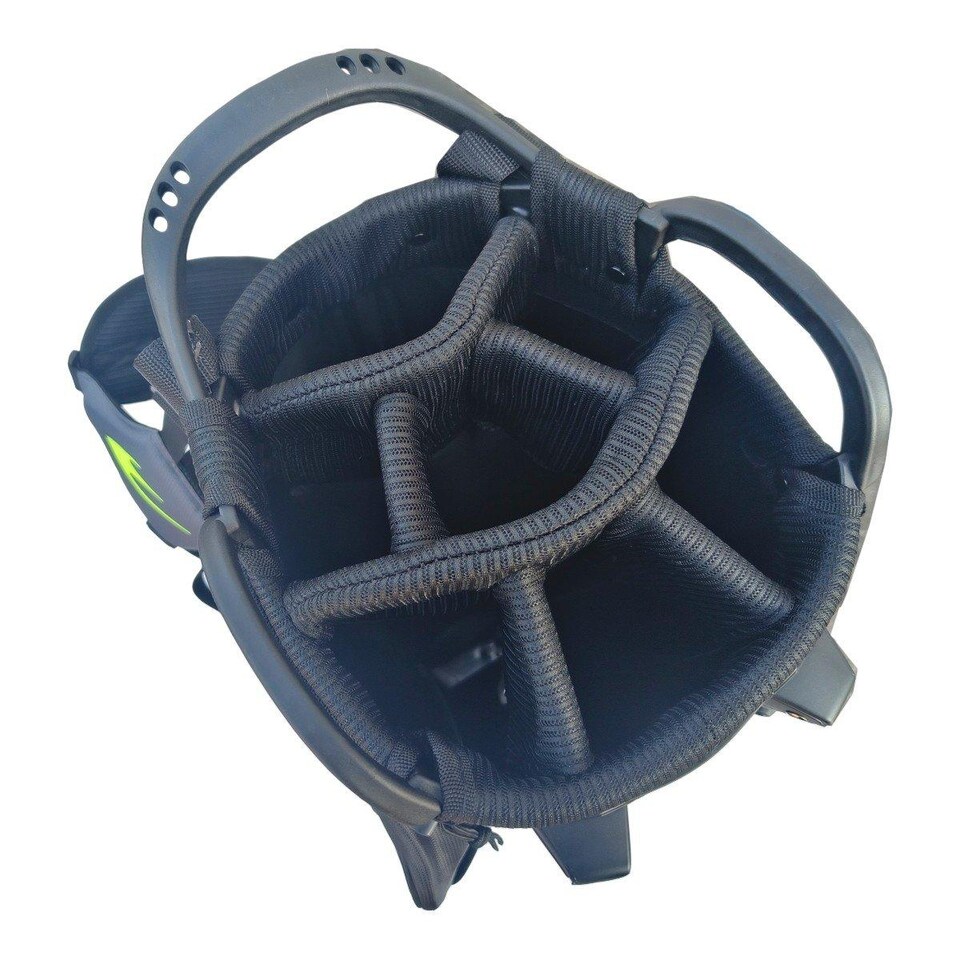 image 1 of Benross Pro 7.0 Golf Stand Bag - Black/Charcoal/Lime