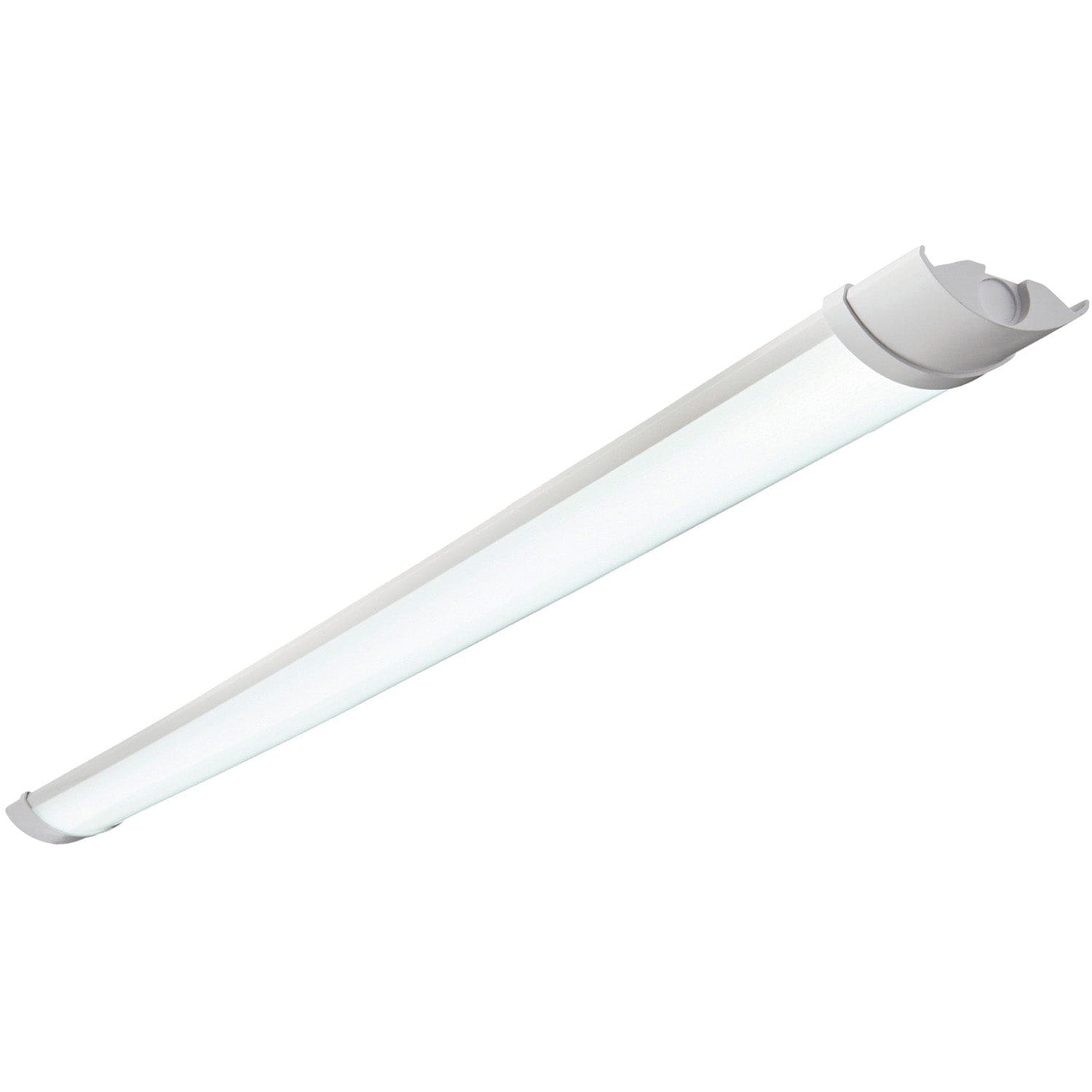 Loops 4ft IP65 Flush Batten Light - 33W Daylight White LED - Opal & Gloss White Pc