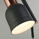 image 3 of Barham 3Lt Pendant - Grey & Copper Metal