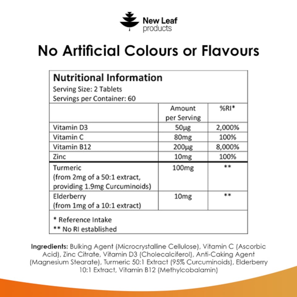 image 1 of Immune Complex + Vitamins & Minerals 120 Tablets