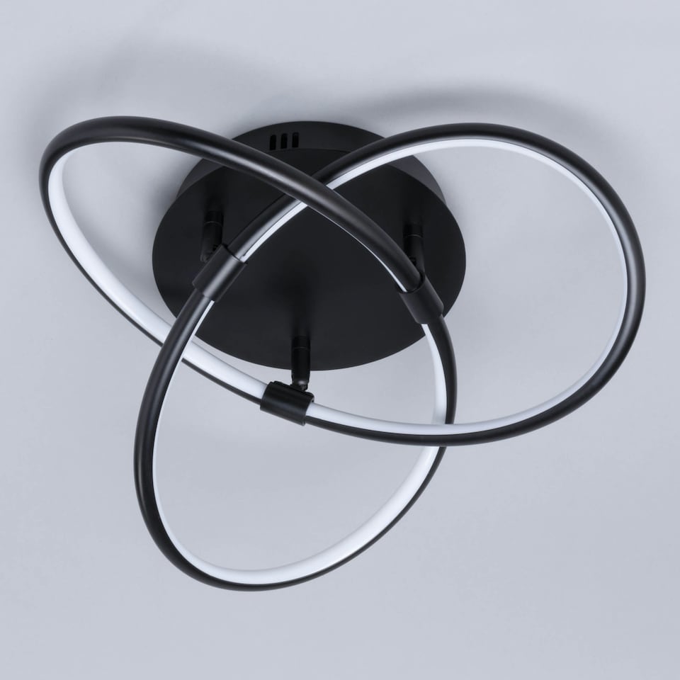 image 1 of BHS Eero LED Ceiling Light | Black | Satin Black | 1