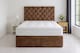 image 1 of End Opening Ottoman Truffle Crush Velvet 4ft6 Double Bed Set Headboard and Mattress
