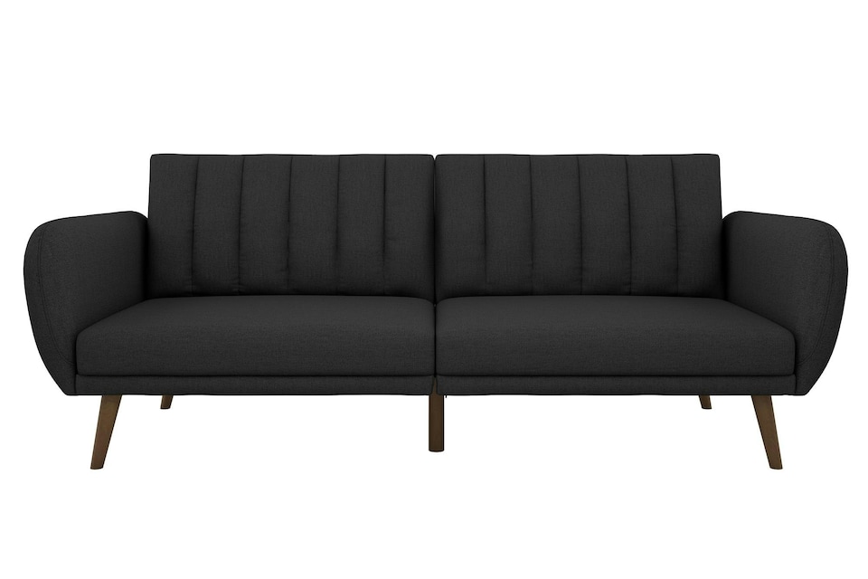 image 1 of Brittany Sofa Bed in Dark Grey Fabric | Grey | DARK GREY | Not provided