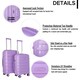 image 4 of Large Suitcase 28’ Inch Hard Shell Check In Luggage - Lightweight & Durable, USB Charging Port, Secure TSA Lock, Dual Spinner Wheels