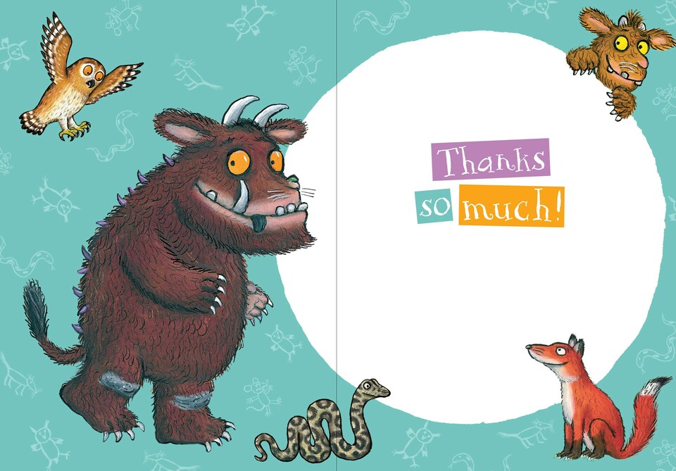 image 1 of The Gruffalo "Thank You" Teacher Card
