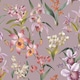 image 1 of Rasch Maya Floral Wallpaper - Lilac - 10m x 53cm Purple