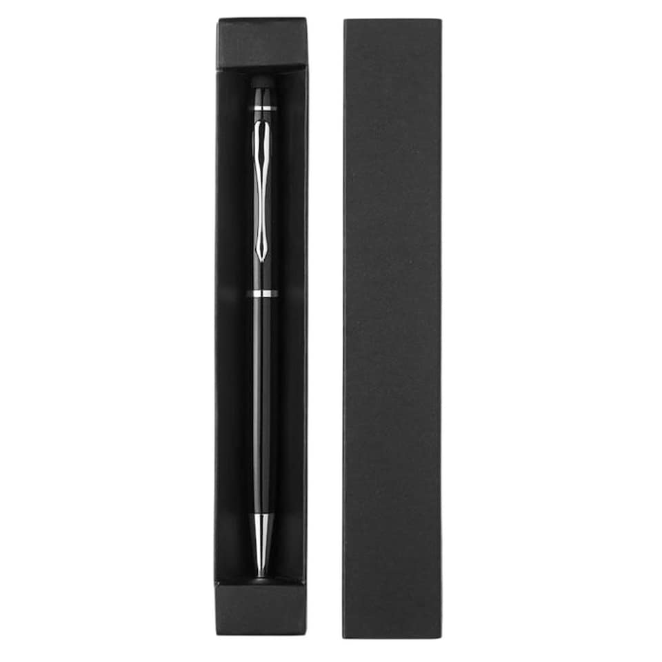 image 1 of MidOcean Eduar Ballpoint Pen - Black - 17cm x 2.7cm