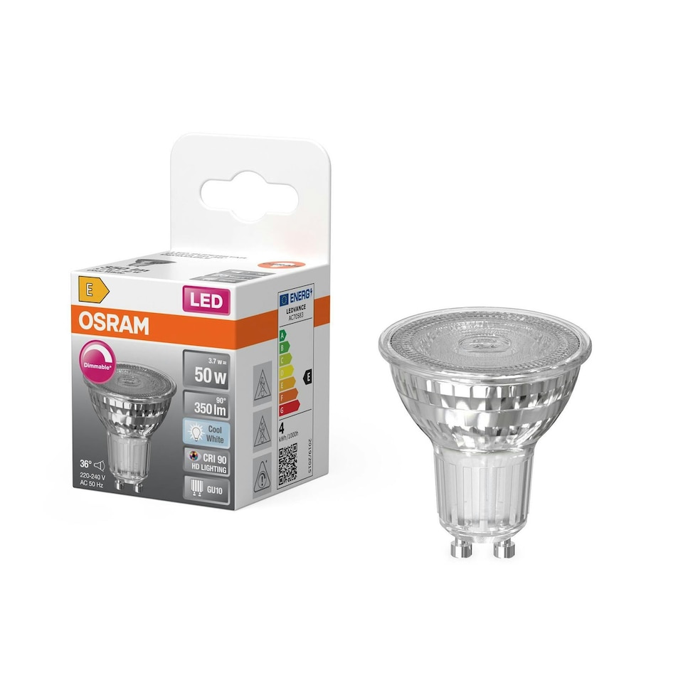 image 1 of OSRAM LED Spot Reflector Superstar PAR16 50 dimmable 6 pack