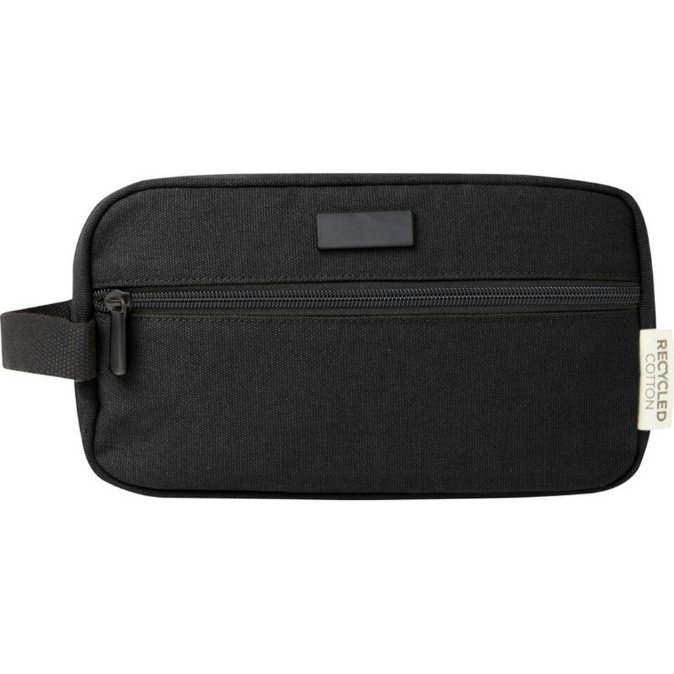 image 1 of Joey Canvas Recycled 3.5L Toiletry Bag - Solid Black - One Size