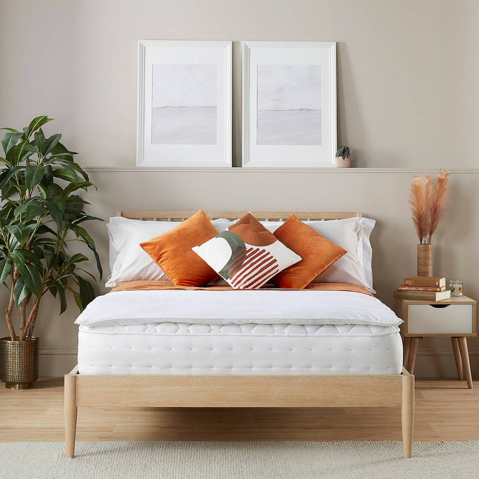 image 1 of Slumberdown Sleep Soundly Climate Control Mattress Topper, Double