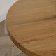 image 8 of Oregon Round Oak Dining Table with 4 Stanford Oak Chairs Brown