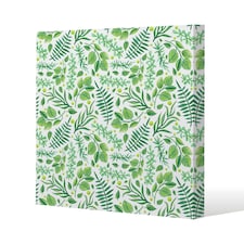 Mixed Green Leaves (Canvas Print) 61 x 61 x 4cm
