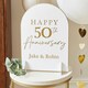 image 1 of Happy Anniversary Customisable Table Sign