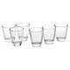 image 3 of Small Shot Glasses Tumblers 45ml Vodka Liquor Whiskey Pub Party Glassware | Clear | Clear | 6 glasses