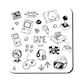 image 3 of Game doodles (Placemat & Coaster Set)