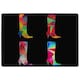image 1 of Geometric Boots (Rug) Black | XL: 160x230cm