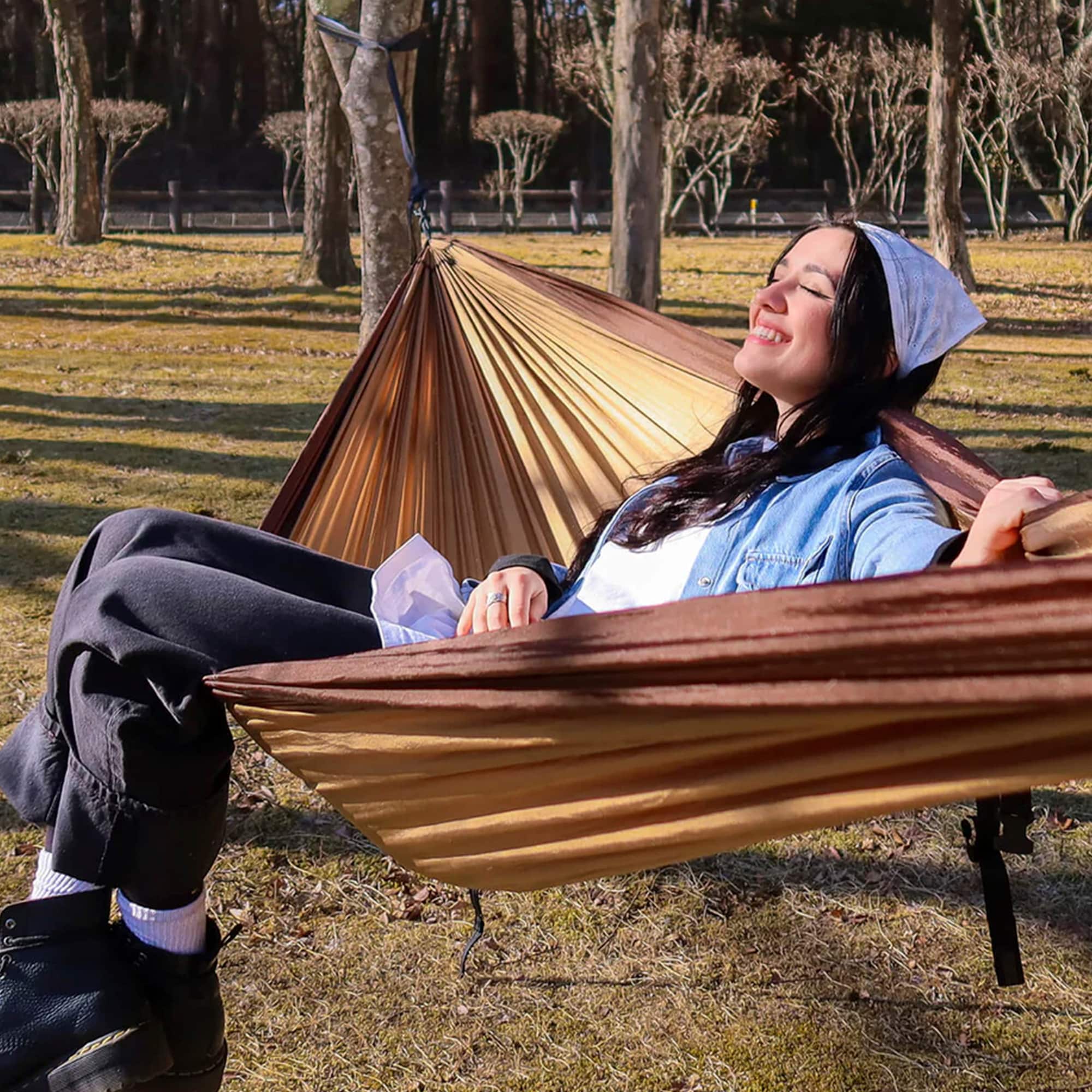DoubleNest Hammock - Lightweight Durable Portable Camping Hammock