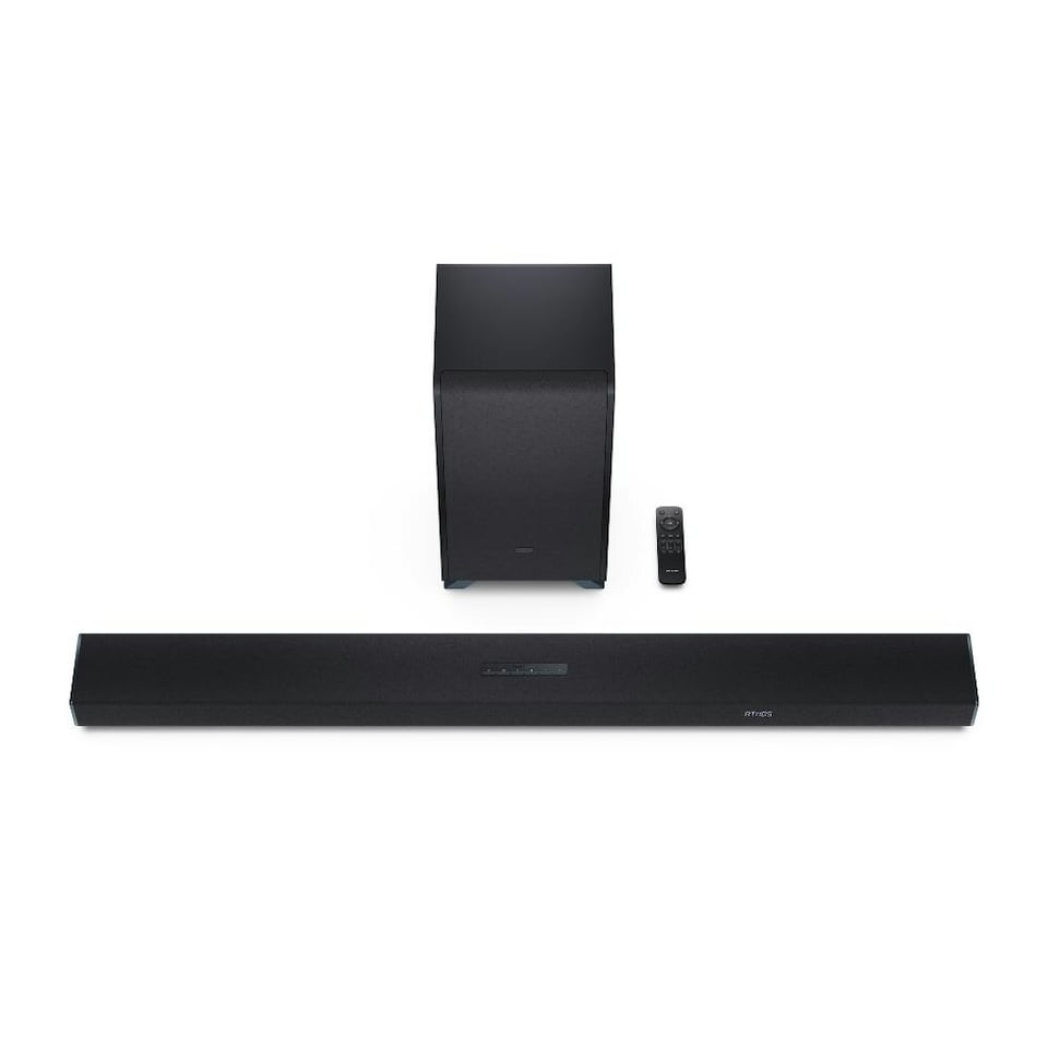 image 1 of SHARP HT-SBW55121(BK) Q 5.1.2 Dolby Atmos DTS:X Soundbar with Wireless Subwoofer - Black