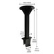 image 4 of Loft Storage Stilt - Box of 32 (3.6m² Space) Black