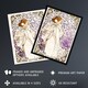 image 2 of Lady of Camellias Theatre French Vintage Wall Art Print Mucha 12x16"