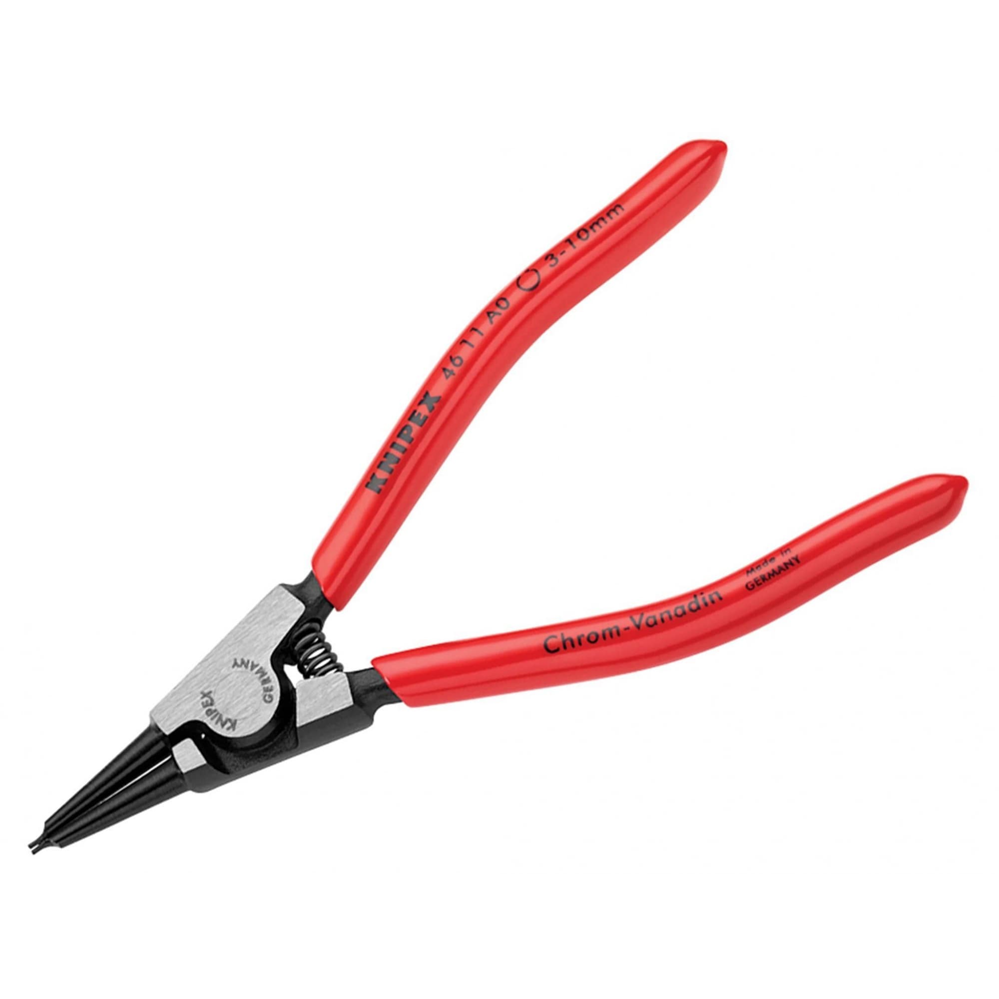 Knipex 46 11 Series External Straight Circlip Pliers Multi Multi Colour 3 - 10mm A0 1