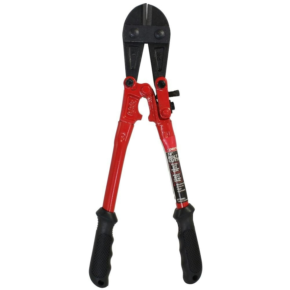 image 1 of Dekton 14" Bolt Cutters Heavy Duty Croppers Cable Wire Steel Chain Lock Padlock
