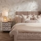 image 2 of Vintage Peony Full Wall Mural in Cool Neutrals | Cream | Cream | Large (300cm x 240cm)