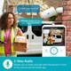 image 7 of NEDIS Smart Wi-Fi Outdoor Camera with Spotlight, 3MP Full HD 1296p, Motion Sensor, Colour Night Vision, 2-Way Audio, Cloud or microSD Storage, Works with Alexa & Google Home - White