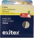 image 1 of Exitex Self Adhesive E Strip Seal 5m Draught Proofing Rubber, Seals Gaps 2mm to 4mm | White