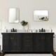 image 8 of HOMCOM 70cm Rectangle Mirror, Wall Mirror for Bathroom, Black