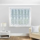 image 1 of Hawaii White Floral Net Panel 2 M x 114 cm Contemporary Trailing Leaf Design with Butterflies Pre Cut Net Panel
