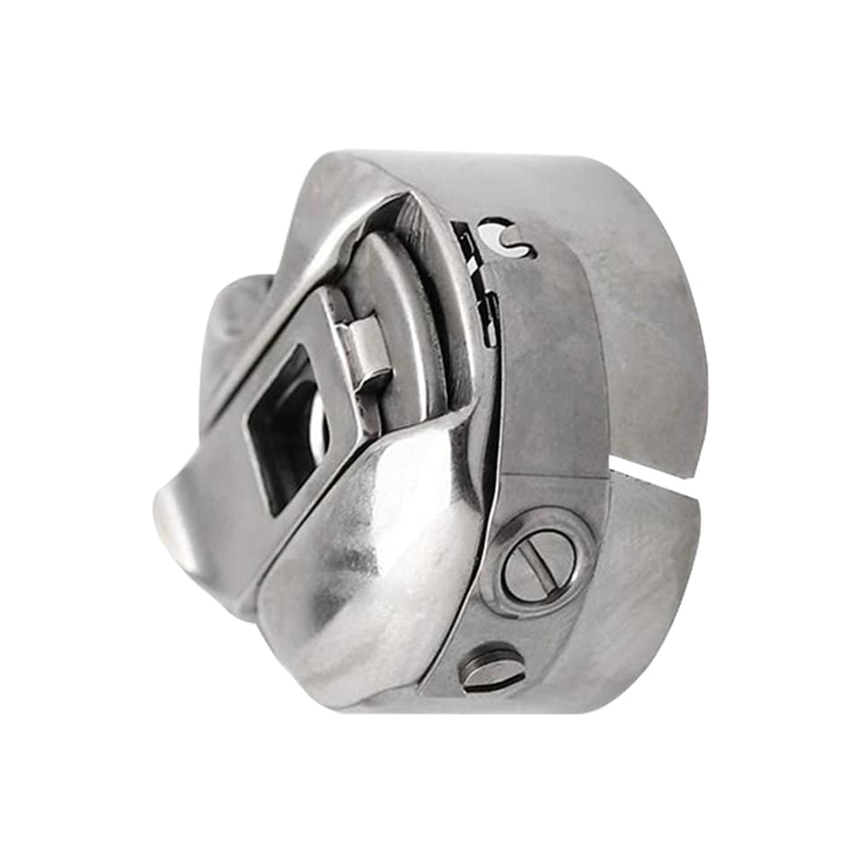 image 1 of Silver Stainless Steel Sewing Machine Bobbins Case for Household