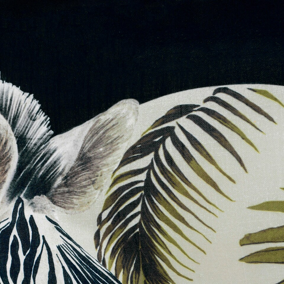 image 1 of Paoletti Leopardis Zebra Woven Multicolour Outdoor Cushion 50 x 50cm Multi
