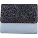image 1 of Soft Leather Bi-Fold Slim  Coin / Credit Card Holder / Purse Black | Cloud/Black
