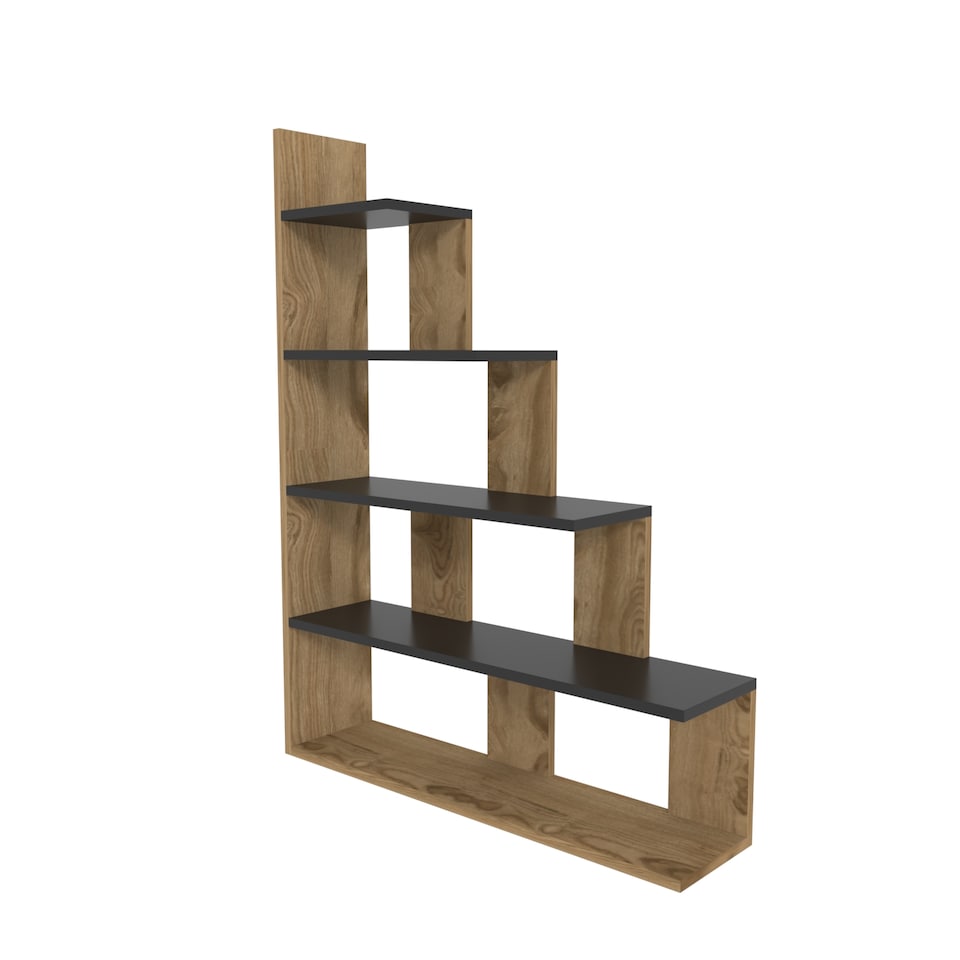 image 1 of Decorotika Echo Ladder Bookcase 5-tier Decorotika Echo Ladder Bookcase 5-tier - 120 cm H x 90 cm W x 21,8 cm D