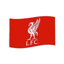 Liverpool FC Flag | Red | Red | One Size | 1
