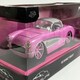 image 3 of 1957 Chevrolet Corvette Pink 1:24 Scale Pink Slips Jada 253293018