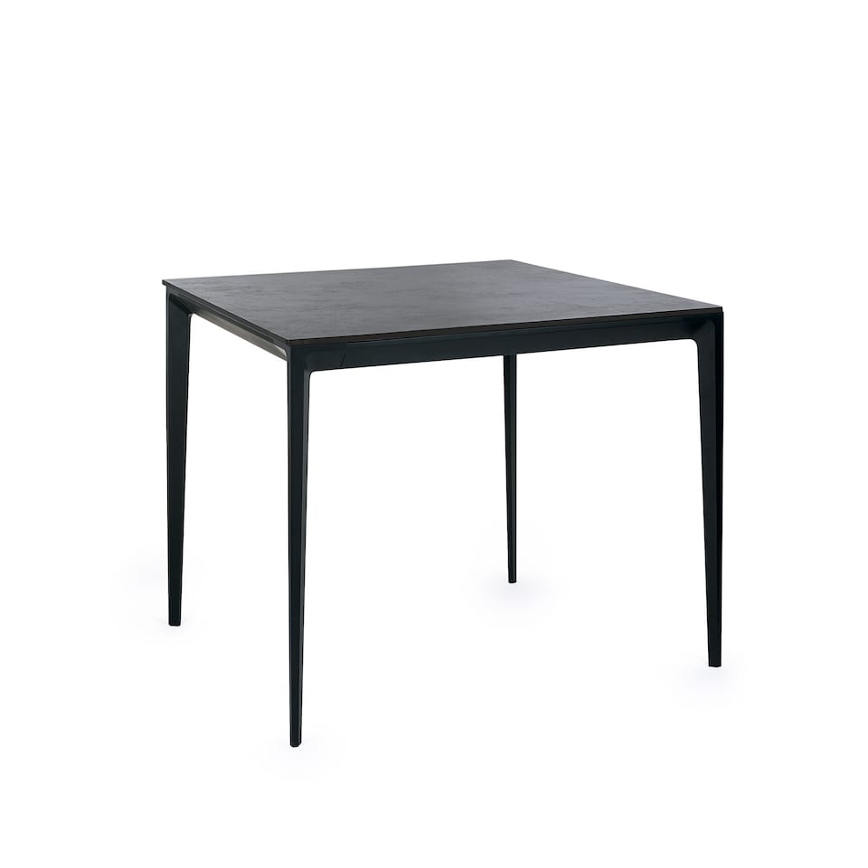 image 1 of Miami Square Stone Top Dining Table - Slate Grey
