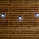 image 4 of Set of 20 Indoor Outdoor Connectable Party Festoon Lights with Cool White LEDs