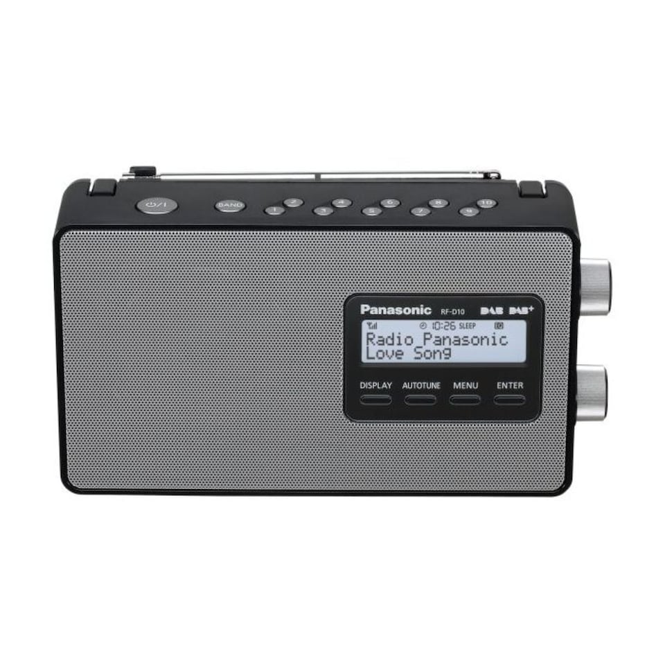 image 1 of Panasonic RF-D10EB-K DAB/DAB+ Digital Radio with FM Tuner