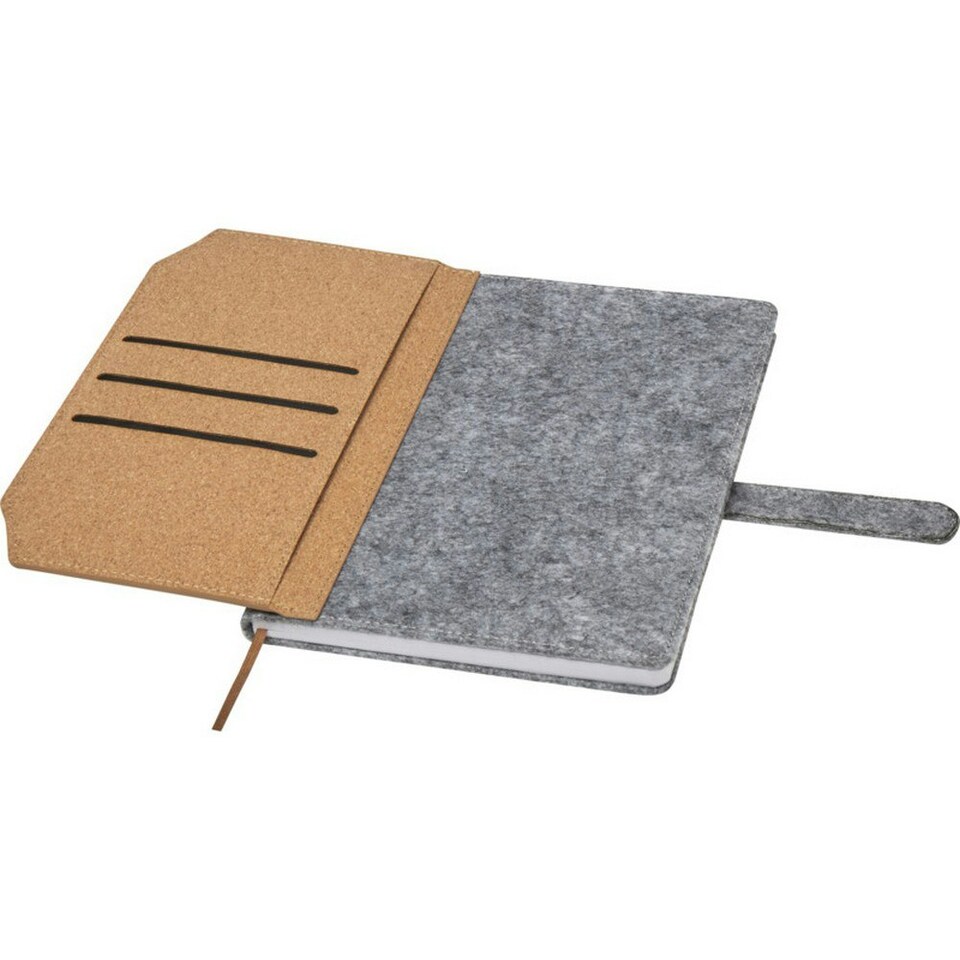 image 1 of Viviana Cork Recycled A5 Notebook - Natural - One Size